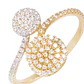 Anillo Oro Amarillo 18kt Círculos y Riel - Miniatura 2