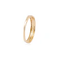 Anillo Compromiso de Oro 18Kt Medio Cintillo Riel Central Circonita - Miniatura 3