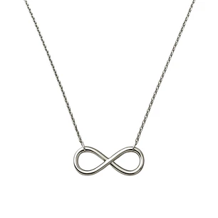 Collar de Plata Esterlina 925 Infinito con Circonita