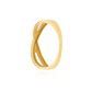 Anillo Compromiso de Oro 18Kt Cruzado Circon - Miniatura 2