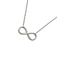 Collar de Plata Esterlina 925 Infinito con Circonita - Miniatura 3