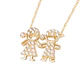 Collar de Oro de 18kt Circonita niños - Miniatura 2
