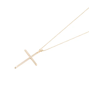 Colgante de Oro 18kt Cruz 40MM