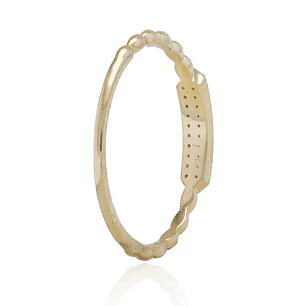 Anillo Oro Amarillo 18kt Diamantes 5 Pts Corte Brillante SI/H