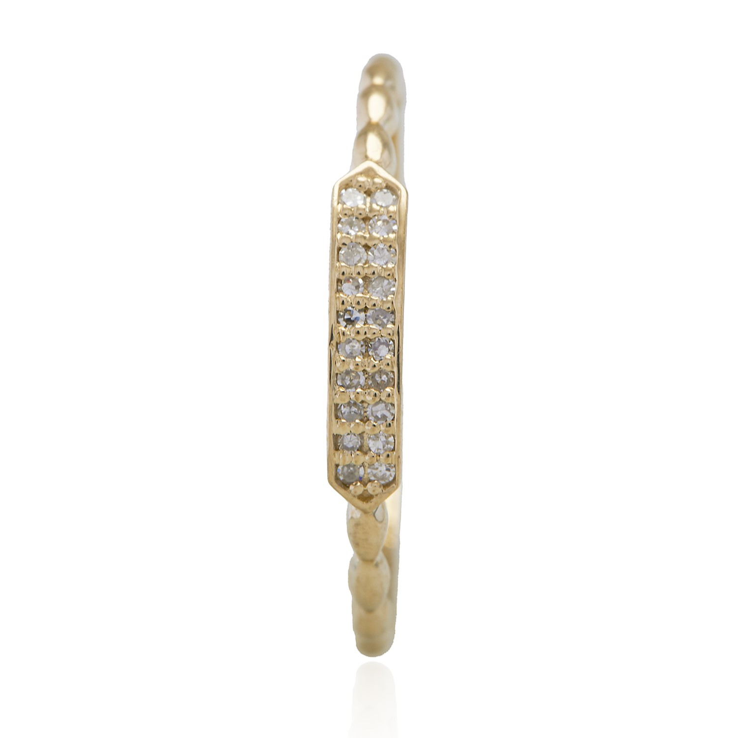 Anillo Oro Amarillo 18kt Diamantes 5 Pts Corte Brillante SI/H 3