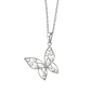 Colgante de Plata Esterlina 925 Mariposa con Circonita - Miniatura 3