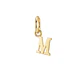 Colgante Inicial M Suprema Oro Miel 18kt - Miniatura 1