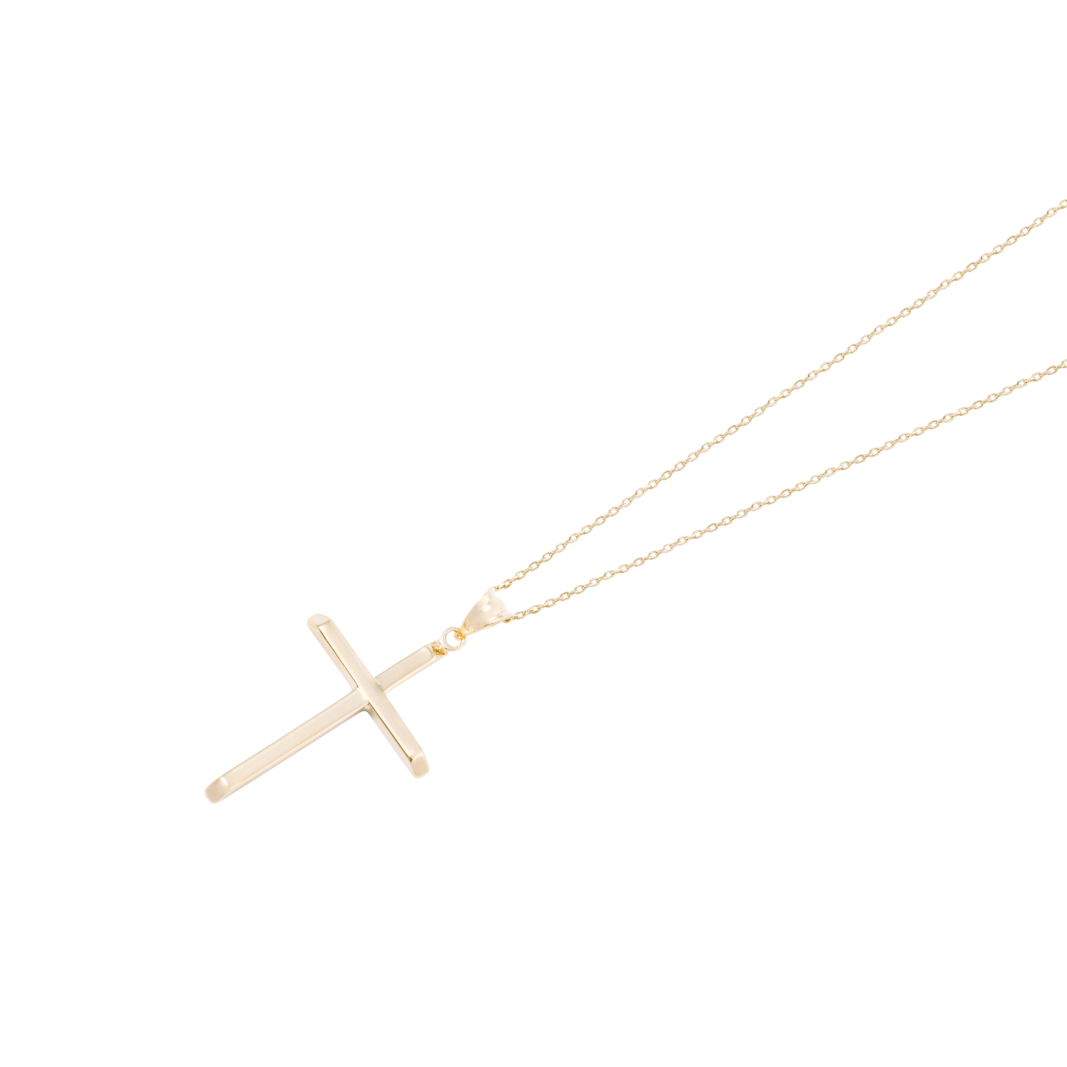 Colgante de Oro 18kt Cruz 35MM 2