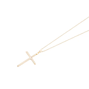 Colgante de Oro 18kt Cruz 35MM
