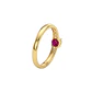 Anillo Oro Miel 18kt Eclipse con Rubí y Circonitas - Miniatura 3