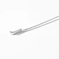 Collar Oro Blanco 18kt Diamantes Letra J 5 Pts | Danielle Costantini - Miniatura 1