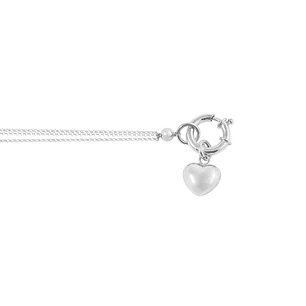 Pulsera de Plata Esterlina 925 Corazón Timón