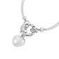 Pulsera de Plata Esterlina 925 Corazón Timón - Miniatura 3