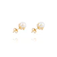Aros de Oro 18kt PC Perla de 7,0mm - Miniatura 3