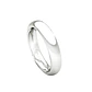 Argolla Matrimonio de Oro Blanco 18kt Inglés Garda Ergofit de 3,5mm - Miniatura 3