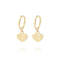 Aros Oro Amarillo 18kt Corazón Colgante - Miniatura 1