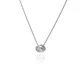 Collar de Oro 18kt con Diamantes de Punto de Luz 15 Pts Totales Corte Brillante SI/H - Miniatura 1