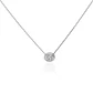 Collar de Oro 18kt con Diamantes de Punto de Luz 15 Pts Totales Corte Brillante SI/H - Miniatura 2