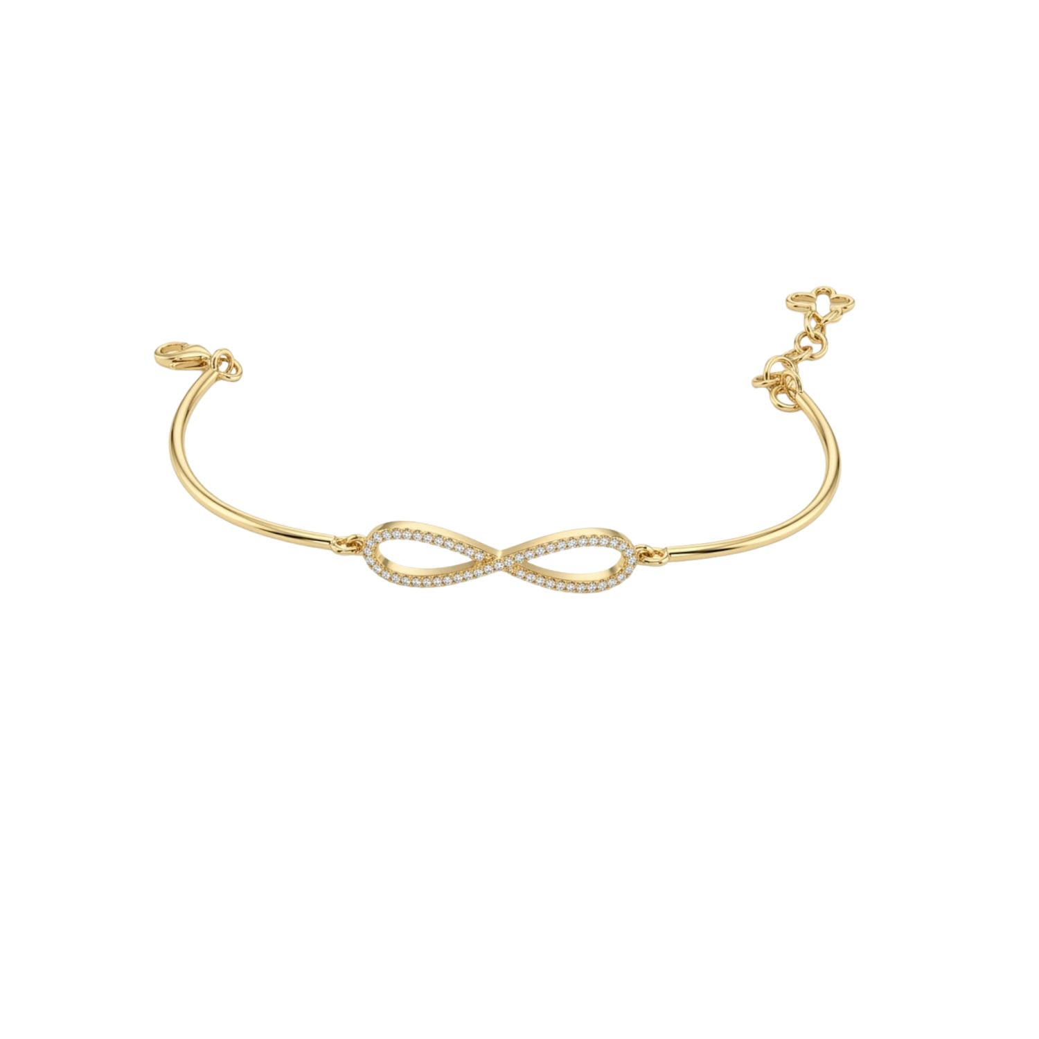 Pulsera Oro Amarillo 18Kt Infinito Diamantes 15pts 3