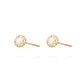 Aros de Oro 18kt Modelo Círculo de Corazones Esmaltado - Miniatura 3