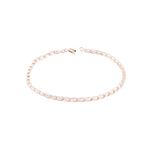 Pulsera Oro Miel 18Kt Modelo Jaula