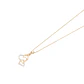 Colgante de Oro 18kt Delfín Corazón Circonita - Miniatura 2
