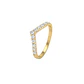 Anillo Oro Miel 18kt Vértice Brillante - Miniatura 1