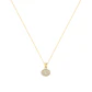Colgante de Oro 18kt Circulo Plano - Miniatura 2