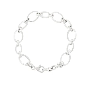 Pulsera de Plata Esterlina 925 Eslabon Ovalado