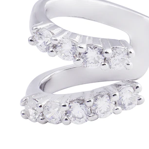 Piercing de Plata Esterlina 925 Earcuff doble