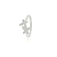 Anillo de Plata Esterlina 925 Doble Mariposa Circonita - Miniatura 3