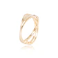 Anillo Compromiso de Oro 18Kt Circón con Onix - Miniatura 3