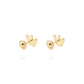 Aros de Oro 18kt Corona con Nacar. Abridor - Miniatura 3