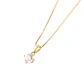 Colgante de Oro 18kt Circon Cuatro Grifas - Miniatura 2