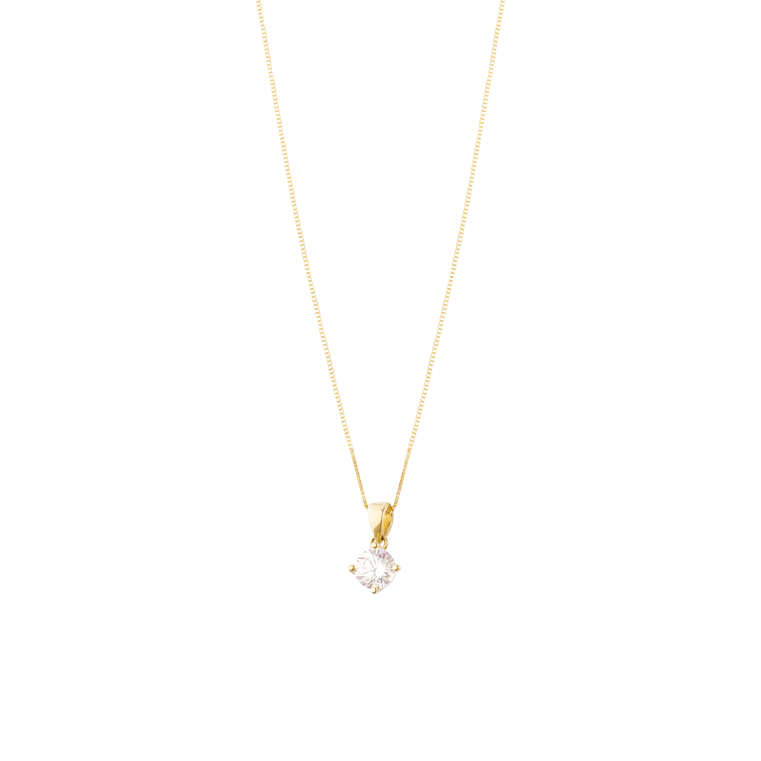 Colgante de Oro 18kt Circon Cuatro Grifas 3