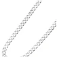 Cadena de Plata Esterlina 925 groumet 13,5gr. 55cm. - Miniatura 2