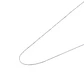 Cadena de Oro Blanco 18kt Eslabon Caja 50CM - Miniatura 1