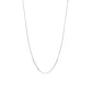 Cadena de Oro Blanco 18kt Eslabon Caja 50CM - Miniatura 3