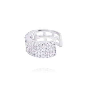 Piercing de Plata Esterlina 925 Earcuff circones