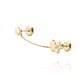 Aros de Oro 18kt Modelo Mariposa con Círculo - Miniatura 1