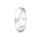 Argolla Matrimonio de Oro Blanco 18kt Inglés Rodas de 3,5mm - Miniatura 1