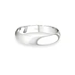 Argolla Matrimonio de Oro Blanco 18kt Inglés Rodas de 3,5mm - Miniatura 2