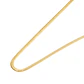 Collar de Plata Esterlina 925 Snake revestido en Oro 18kt - Miniatura 1