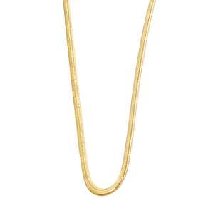 Collar de Plata Esterlina 925 Snake revestido en Oro 18kt