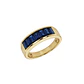 Anillo Oro Miel 18kt Esencia Zafiro - Miniatura 2