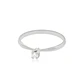 Anillo Compromiso Oro Blanco 18kt  Niza 1x14ptos Diamante - Miniatura 3