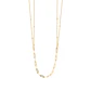 Collares de Oro 18kt Modelo Eslabón Grande y Pelotitas - Miniatura 3