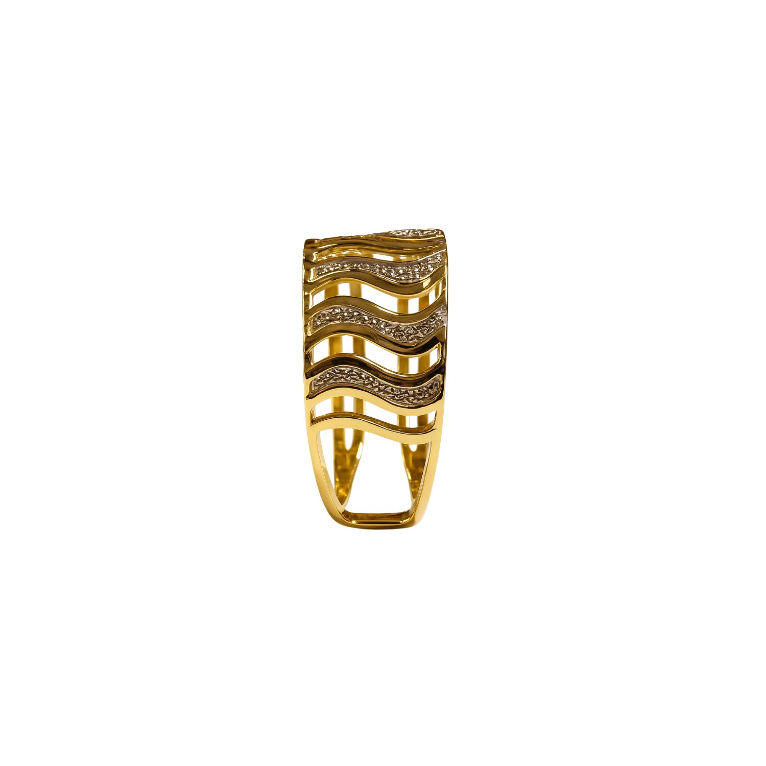Anillo Oro 18kt Bitono 3