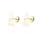 Aros de Oro 18kt Figura Perro - Miniatura 1