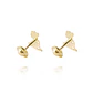 Aros de Oro 18kt Figura Perro - Miniatura 3
